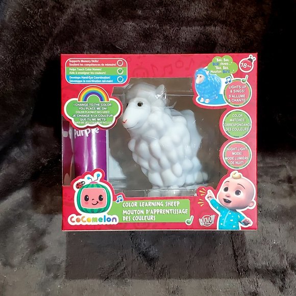 CoComelon | Toys | Cocomelon Color Learning Musical Sheep Night Light ...